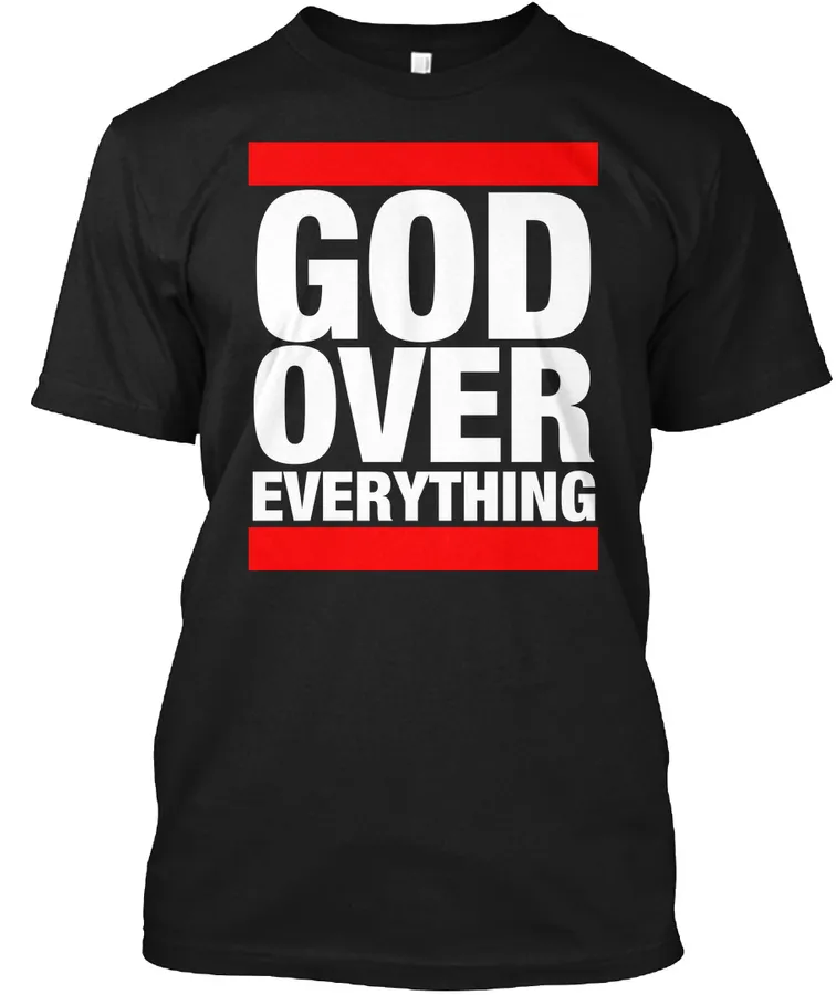 "God Over Everything Black - Jobs t shirt - hoodie"